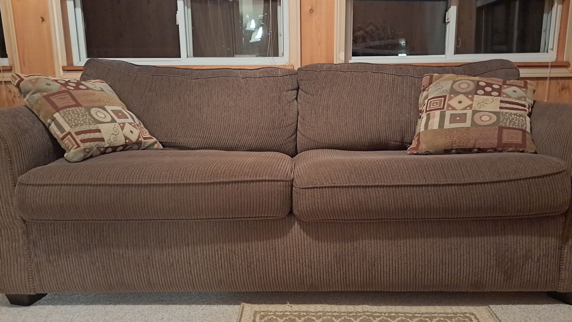 Couch with sleeper sofa