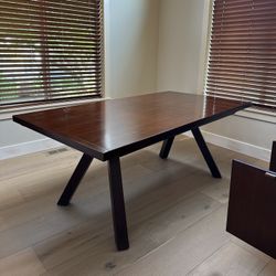 Large Table And Hutch 