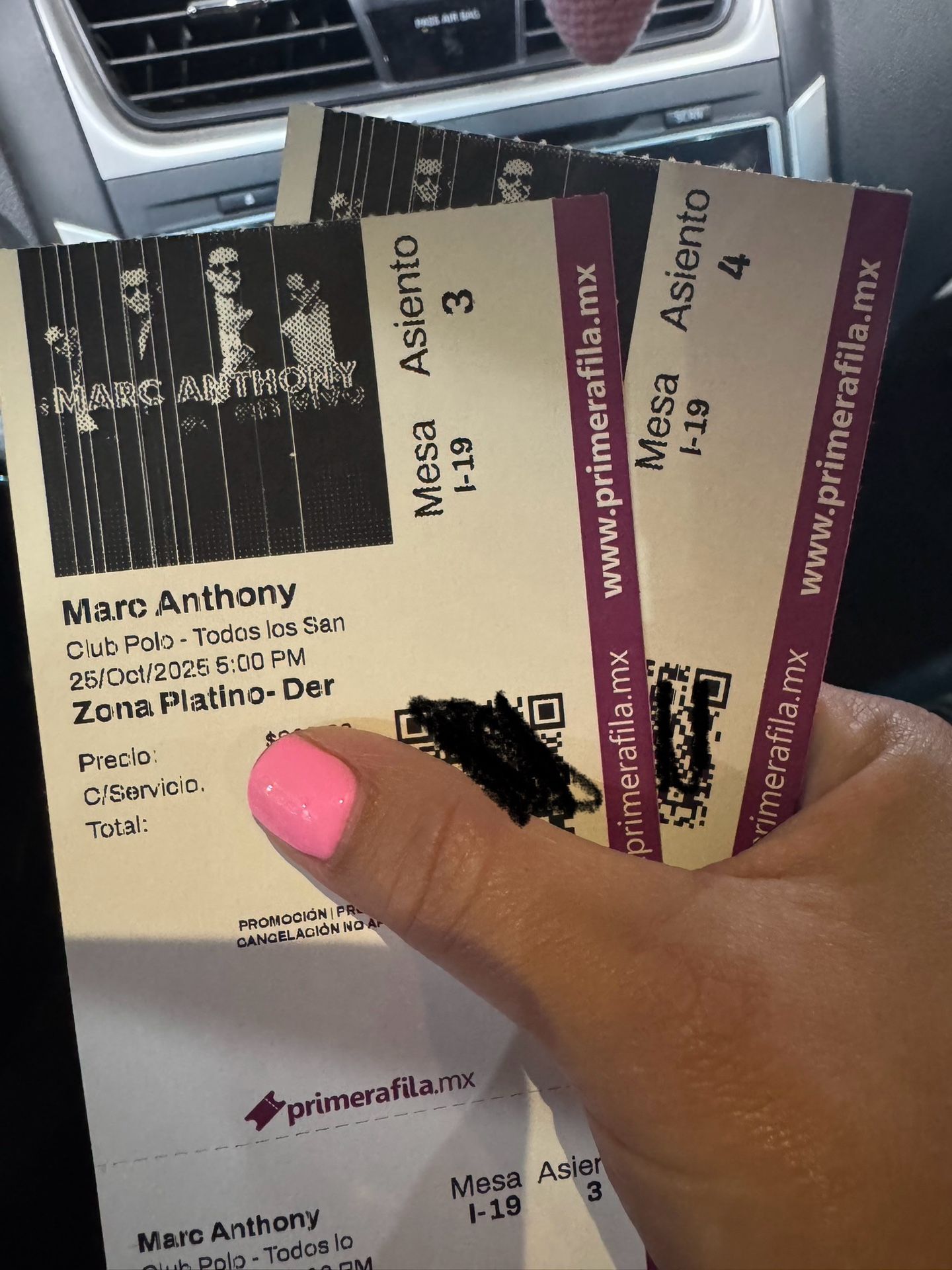 Marc Anthony En El Valle 10/25 $25