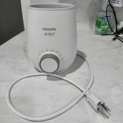 Philips Avent Premium Fast Bottle Warmer, with Smart Temperature Control, Water Bath Technology, Automatic Shut-Off, Model SCF358