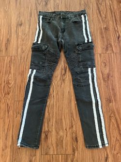 Skinny jeans stripped