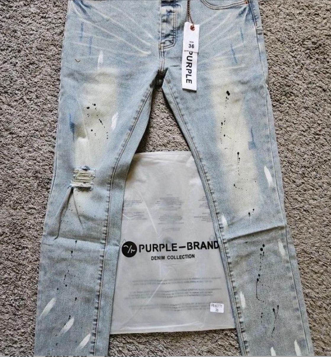 Purple Designer Jeans