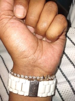 925 CHINA R ANTIQUE TENNIS BRACELET