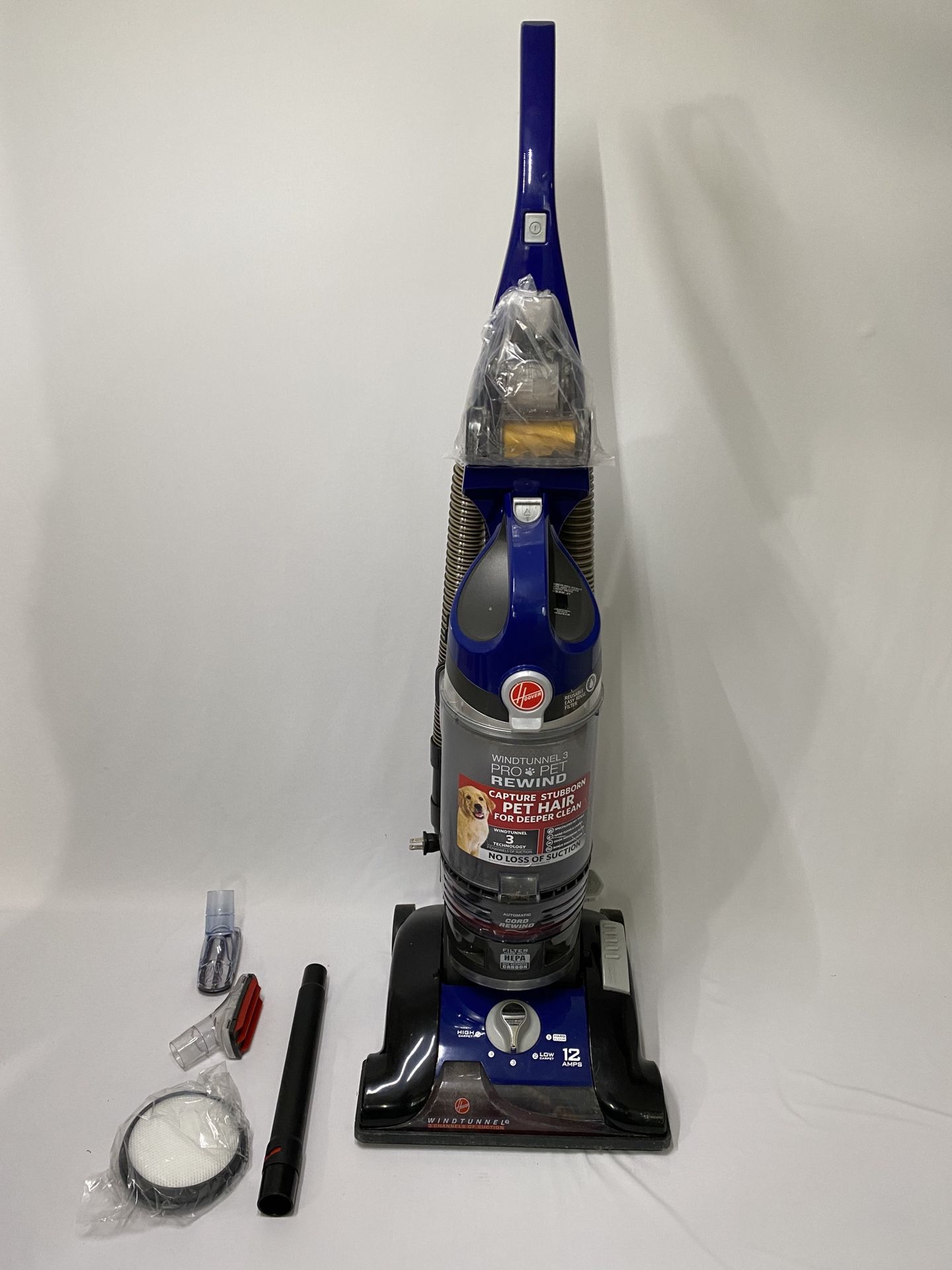 Hoover windTunnel 3 Pro Pet Bagless corded upright Vacuum