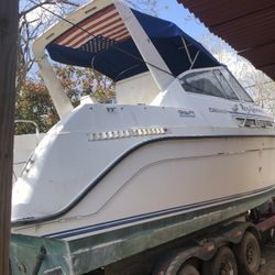 1995 Carver 280 Yacht/Boat with 3 axle trailer 