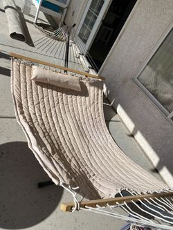 Lazy daze Hammock 55” Double Quilted 