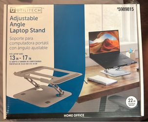 Utilitech Adjustable Angle Laptop Stand NEW