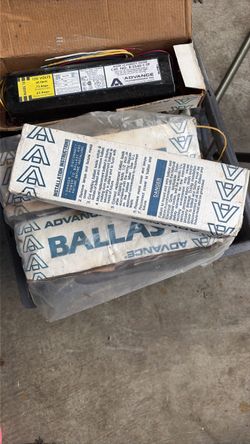 Advance Fluorescent Light Ballasts Lot