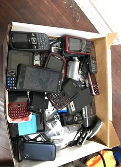 Used phone and camera and music players