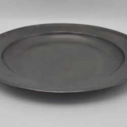 8" Colonial Tavern Style Pewter Plates, Set of 4