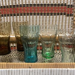 Vintage Coca Cola Glasses Good Condition