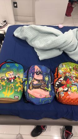 3 cartoon limited edition rare sprayground spray ground