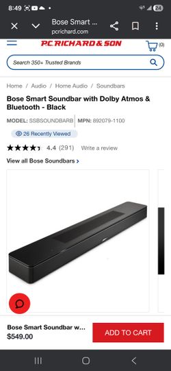 Bose smart soundbar