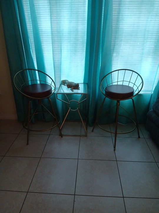 Chairs And Glass Table