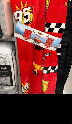 Disney Cars Reversible Coco Plush Throw Blanket