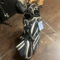 Nike Golf Bag With Used Clubs 