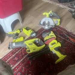 Ryobi Tool Set!!! Will Sell Indavidually 