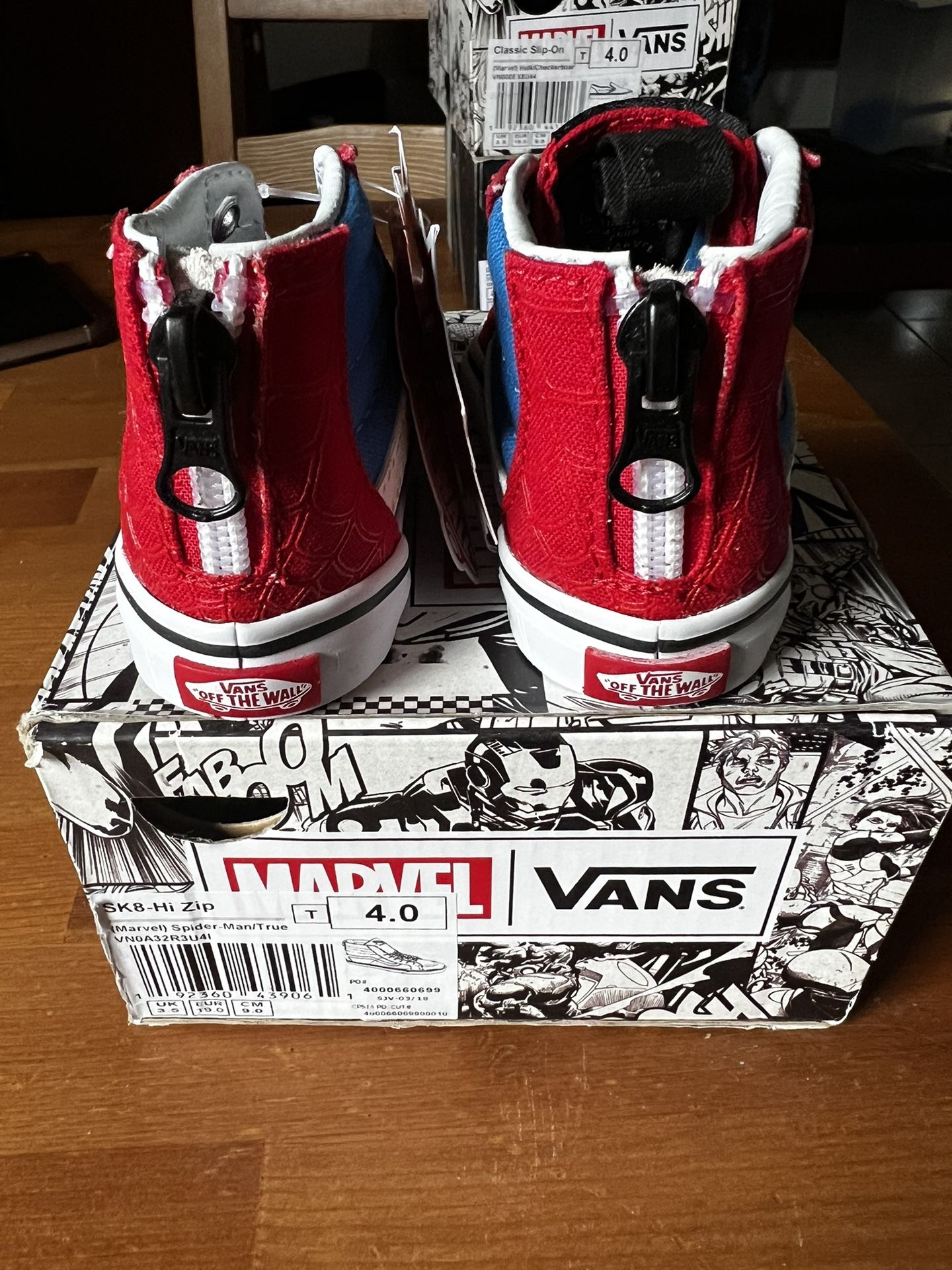 Vans Toddler Sk8 Hi Spider Man