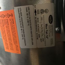 Q max fans 14” 10” / Filters