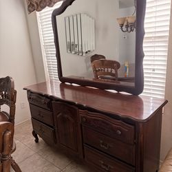 wooden vanity