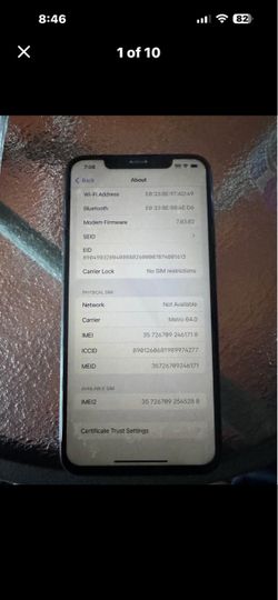iPhone X 256 go in great condition like new
