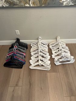 240 Variety Plastic Clothes Hangers- Closet Hangers