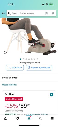 Under Desk Cardio Bicycle