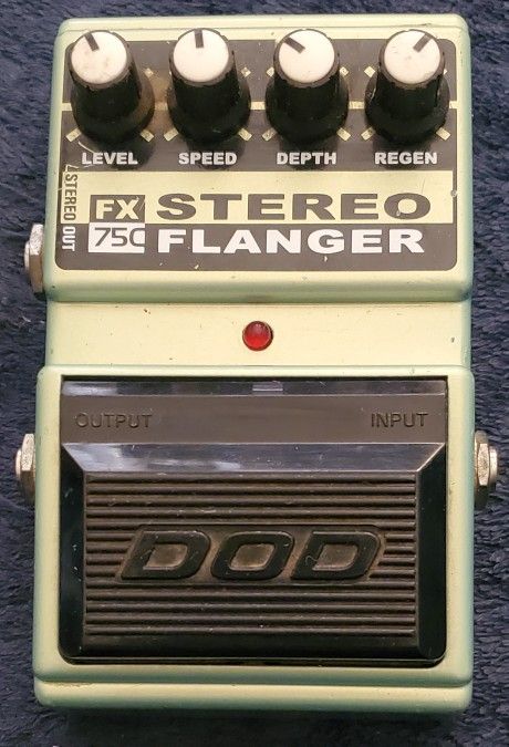 DOD FX75C Stereo Flanger Pedal
