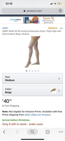 20-30 Compression Thigh High