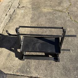 Gym Storage Rack With Barbell Holder