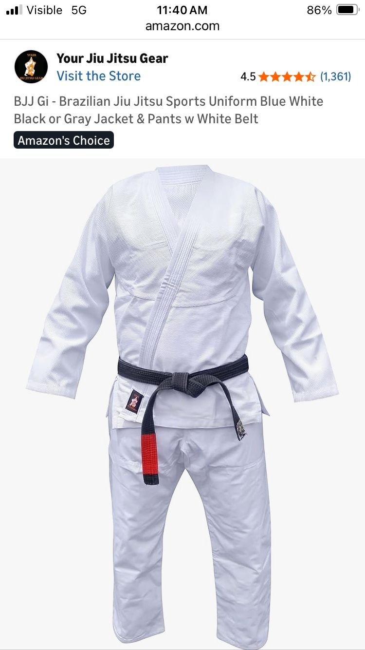 Jiu Jitsu Sports Uniform (A3)