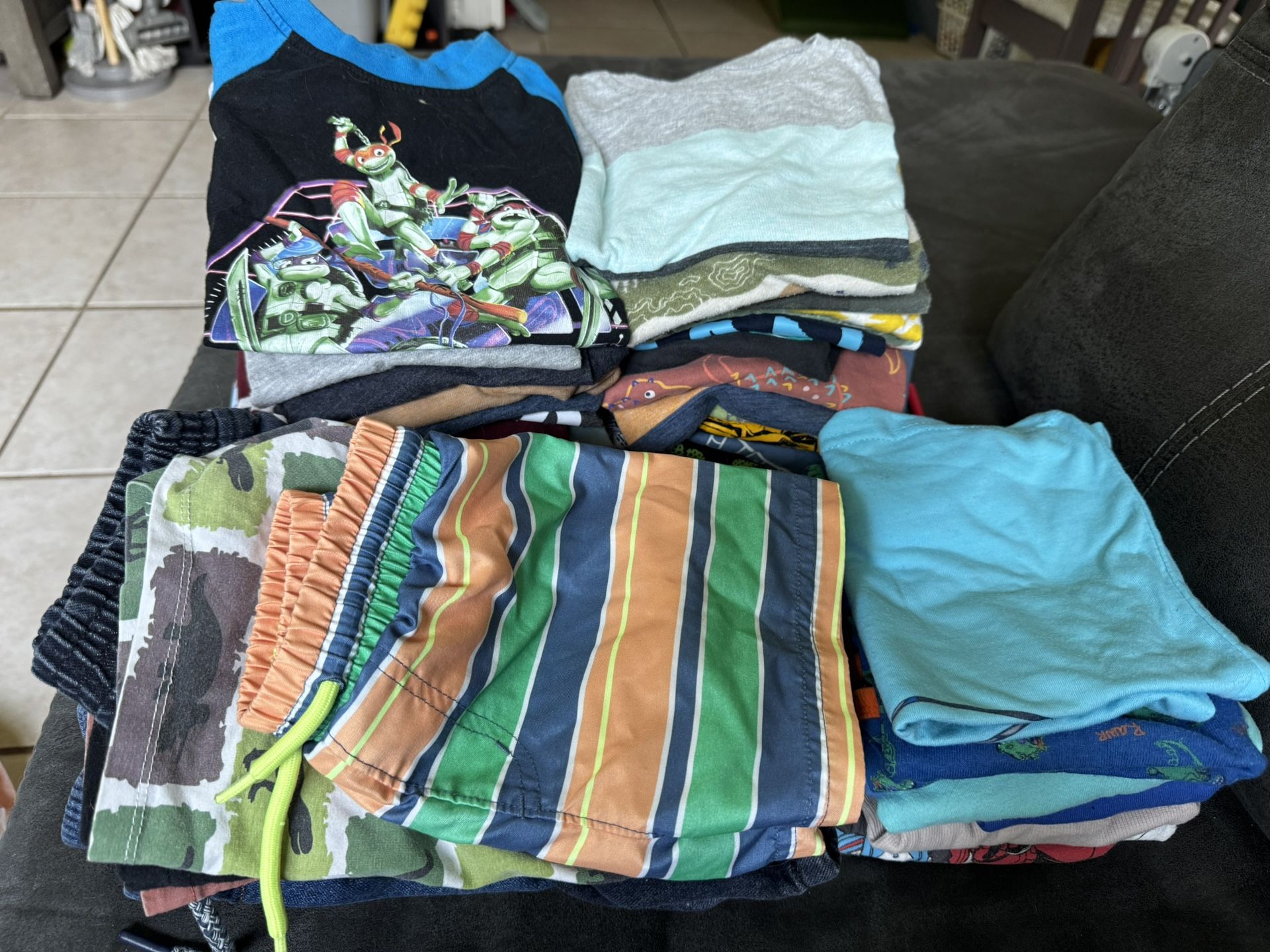 Bag Of Toddler Boy Clothes.