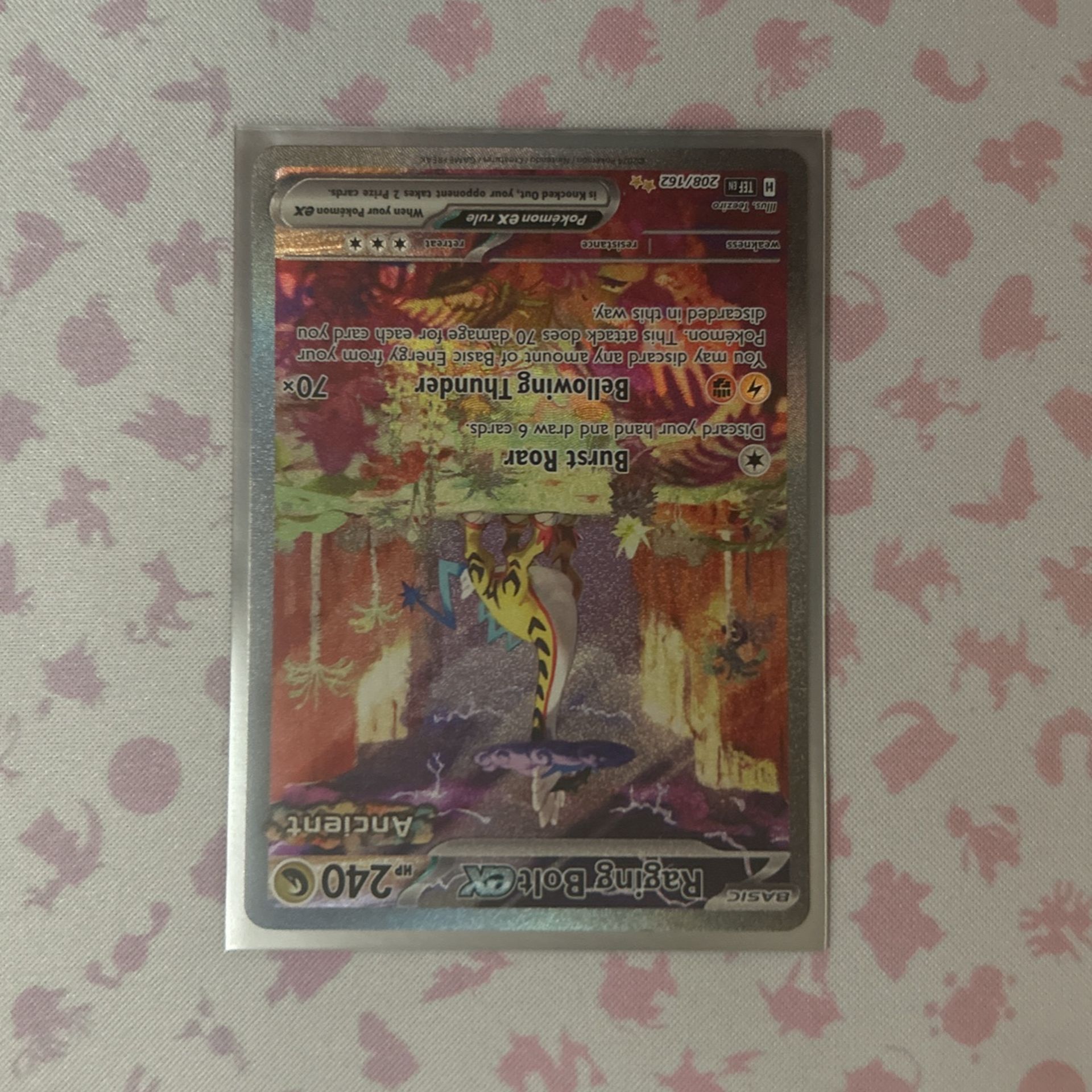 Pokemon Cards Temporal Forces Raging Bolt Ex Sir