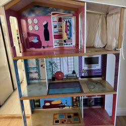 Wooden Barbie Doll House 4ft 