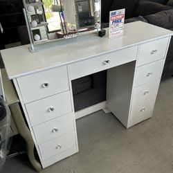 Vanity Desk Available In Different Colors 