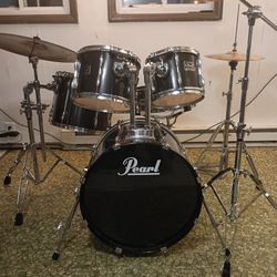 Pearl, Export Series, Black, 5 Piece 