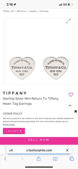 Used Tiffany Ear Rings 