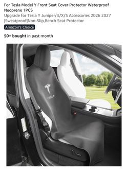 Tesla Model Y Front Seat Cover Protector – Waterproof Neoprene –