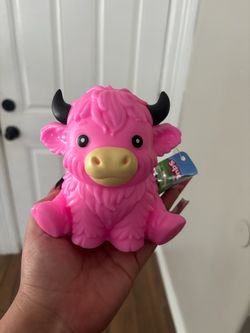 Pink highland cow