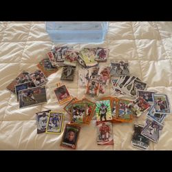 Tub Of Sports Cards + Old Magazines 