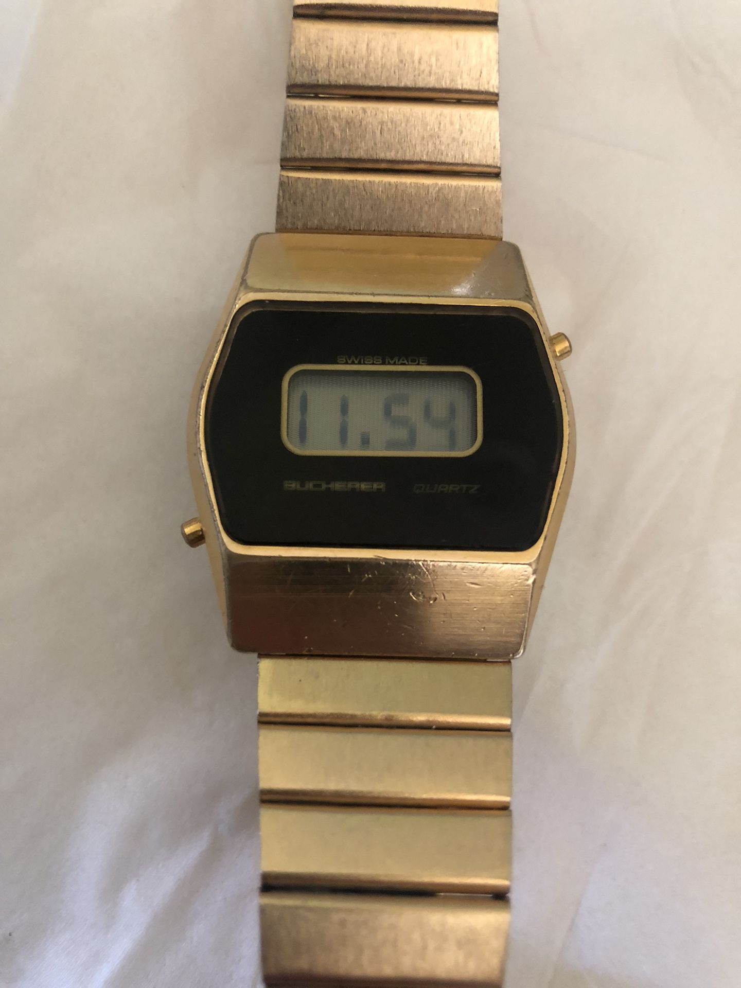 Vintage Very Very Rare Bucherer By Rolex From The 70s Works Good Swiss Made