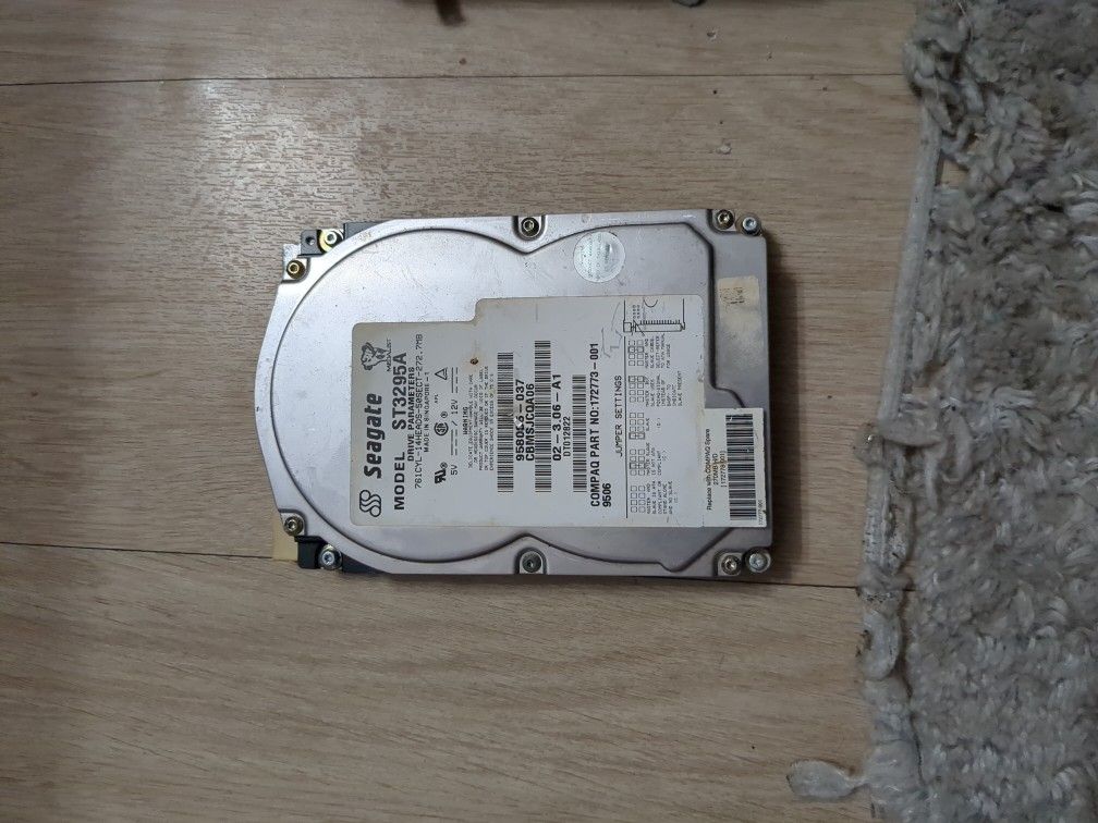 Seagate - SEAGATE ST3295A 272MB HARD DRIVE - ST3295A