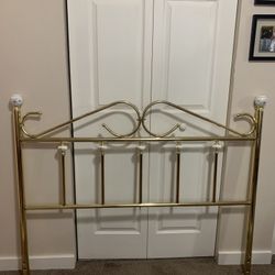 Vintage Brass Headboard - Full/Double