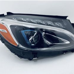 2015-2018 MERCEDES BENZ C-CLASS C300 C400 RIGHT PASSENGER SIDE HEADLIGHT LED OEM