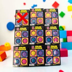 8 Schylling Teenie Nee Doh Color Change 4 Pack Sensory Fidget