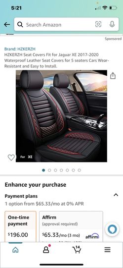 Seat covers for a car