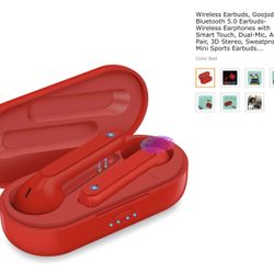 5.0 Earbuds-Wireless Earphones with Sma