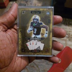 Ultra-Rare Luther Burden 2024 Wild Card 5 Card Draw “4 Aces” – 1/5 Green + 2/3 Gold Ace