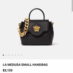 La Medusa Versace Hand Bag 