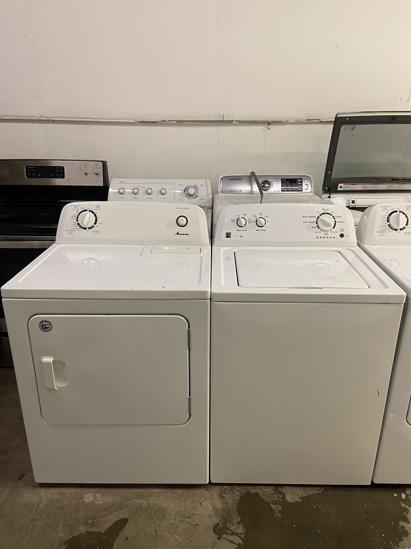 Kenmore Washer And Amana Dryer